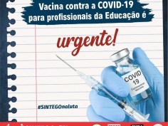 Caiado anuncia vacinação de professores/as para maio 