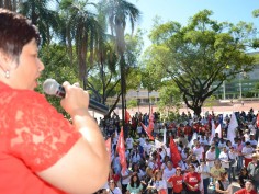 Ato nacional une sindicatos de Goiás e de todo país contra as OSs na Educação 