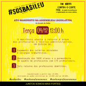 SOS BASILEU: SINTEGO e Profissionais do ITEGO BASILEU FRANÇA organizam mobilização na ALEGO 