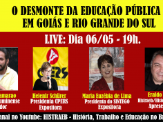 LIVE: O DESMONTE DA EDUCAÇÃO PÚBLICA EM GOIÁS E RIO GRANDE DO SUL  