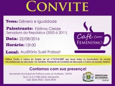 Sintego participa do Café com Feminismo 