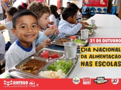 21 de outubro - Dia Nacional da Alimentação nas Escolas 