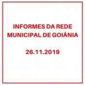 Informes da Rede Municipal de Educação de Goiânia – RME/GYN 
