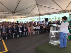 “Não queremos Organização Social na gestão do Hospital do Servidor Público”, disse a presidenta do SINTEGO, durante inauguração da obra   