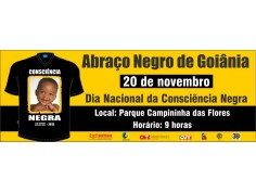 Sintego promove Abraço Negro no Parque Campininha das Flores 