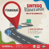 SINTEGO Itinerante em Itaberaí será nesta sexta-feira (7) 