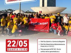 Marcha Nacional acontece dia 22 de maio, em Brasília  