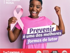 Outubro Rosa: mês nacional de prevenção ao câncer de mama 