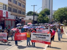 38 dias em greve: a luta mais uma fez  ganhou as ruas de Goiânia  