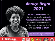 Sintego realiza 21º edição do projeto Abraço Negro 