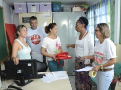 Processo eleitoral do Sintego é aberto com entrega das urnas 