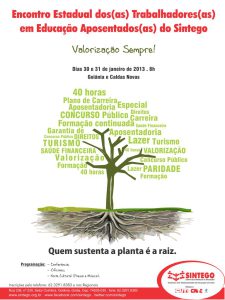 Aposentado(a), você já fez sua inscrição para o Encontro?