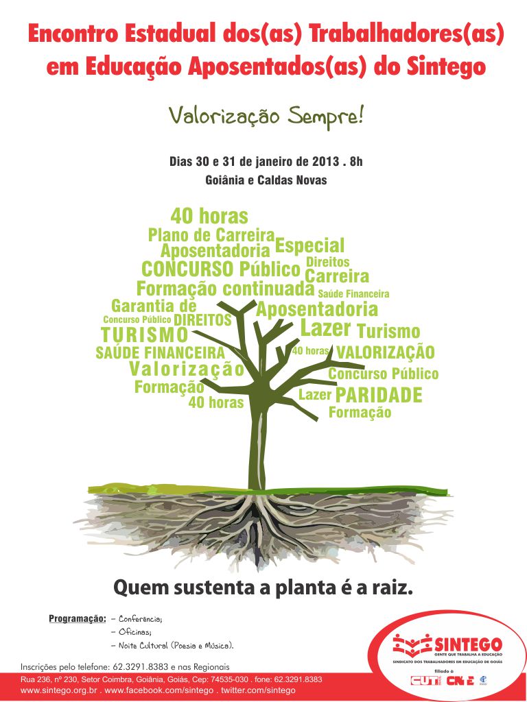 Aposentado(a), você já fez sua inscrição para o Encontro?