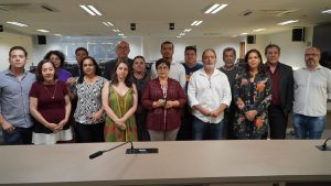Na ALEGO, o SINTEGO, a categoria e entidades do Fórum debatem privatização do IPASGO
