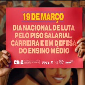 19 de março: Hoje é o Dia Nacional de luta!