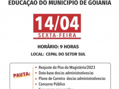 Assembleia dos/as trabalhadores/as de Goiânia será nesta sexta-feira