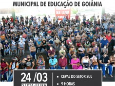 É AMANHÃ! SINTEGO convoca Assembleia dos/as trabalhadores/as da RME de Goiânia