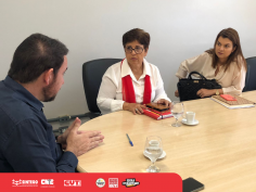 Em audiência na SME, SINTEGO cobra proposta para o Piso e a Data-base de 2023