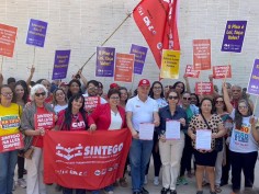 Em greve geral, trabalhadores/as de Águas Lindas vão a Brasília buscar apoio
