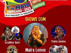 ESTÁ CHEGANDO A HORA! ⏰️ Festa do Trabalhador/a: 1º de maio
