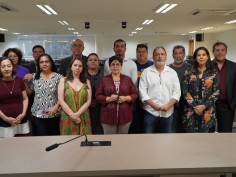 Na ALEGO, o SINTEGO, a categoria e entidades do Fórum debatem privatização do IPASGO