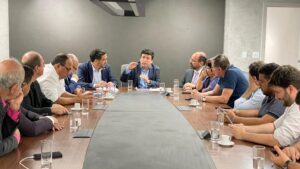 Presidenta Bia de Lima se reúne com secretários do governo de Goiás