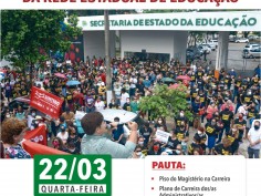 SINTEGO convoca Assembleia dos/as trabalhadores/as da Rede Estadual de Educação