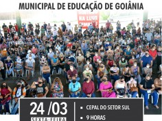 SINTEGO convoca Assembleia dos/as trabalhadores/as da RME de Goiânia
