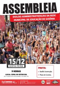 SINTEGO convoca Assembleia
