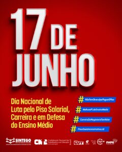 17 de junho é Dia Nacional de Luta