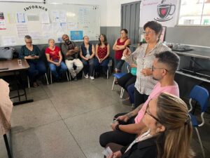 Em importante visita, SINTEGO dialoga com trabalhadores/as
