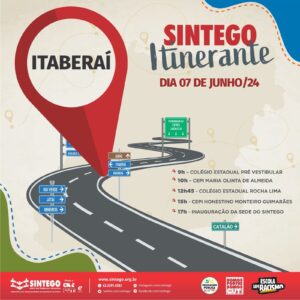 SINTEGO Itinerante em Itaberaí será nesta sexta-feira (7)