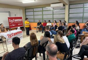 SINTEGO realiza Assembleia com trabalhadores/as do Baliseu França