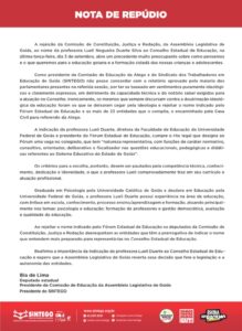 Nota de Repúdio