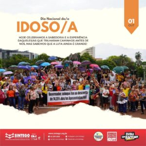 1 DE OUTUBRO | DIA DO/A IDOSO/A