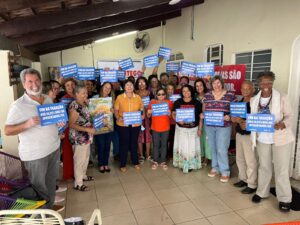 Em reunião ampliada, aposentados/as são eleitos/as delegados/as do SINTEGO