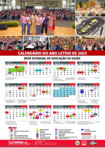 Calendário da Rede Estadual de Educação de 2025 está disponível aqui