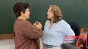 Na SEDUC, presidenta Bia dialoga e garante recesso para professores/as readaptados/as