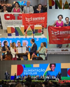 Em Brasília, SINTEGO participa de encontro nacional sobre alimentação escolar