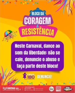 Faça parte do Bloco da Coragem e Resistência!