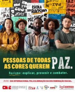 21 de março | Dia Internacional pela Eliminação da Discriminação Racial