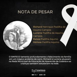 Nota de pesar – Família Padilha