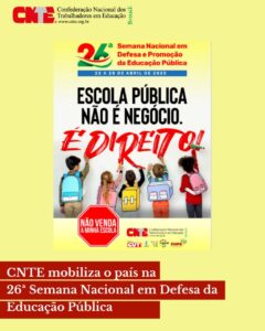 26ª Semana Nacional em Defesa da Educação Pública