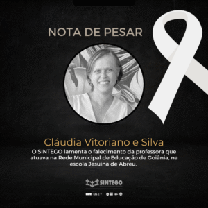Nota de Pesar – Cláudia Vitoriano e Silva