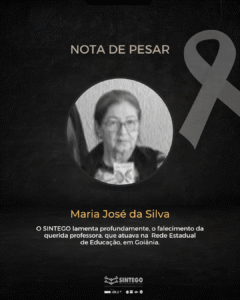 Nota de pesar – Maria José
