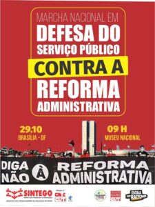 Marcha Nacional em Defesa do Serviço Público Contra a Reforma Administrativa