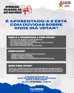 Atenção, trabalhador/a da Educação Aposentado/a!