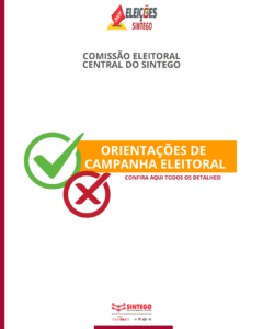 Eleições do SINTEGO 2025/2029 – Orientações de propaganda eleitoral