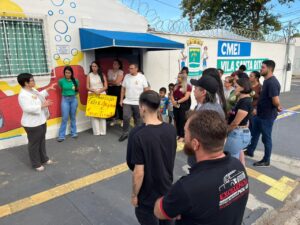 SINTEGO dialoga com a comunidade escolar do CMEI Vila Santa Rita