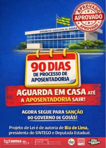 Vitória da categoria: ALEGO aprova projeto de Bia de Lima que garante aguardar em casa na aposentadoria